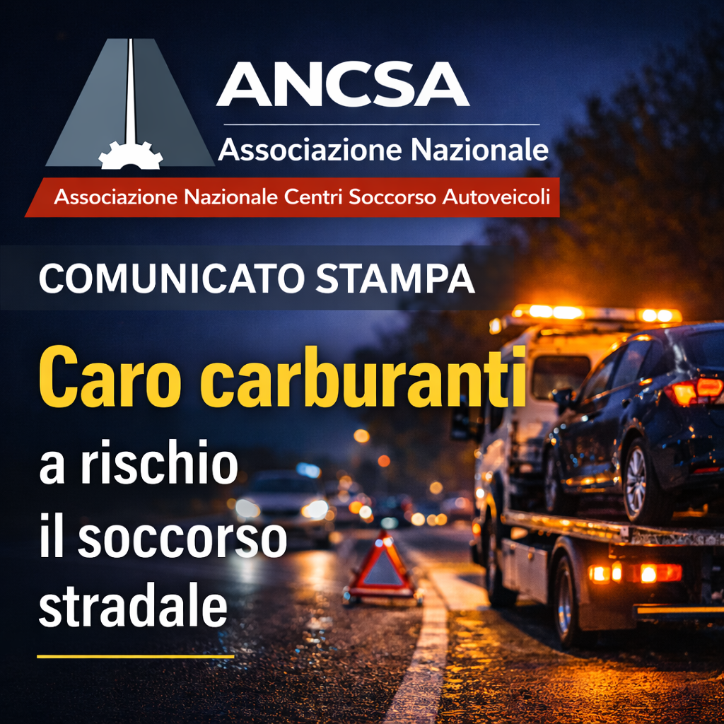 Comunicato stampa ANCSA caro carburanti